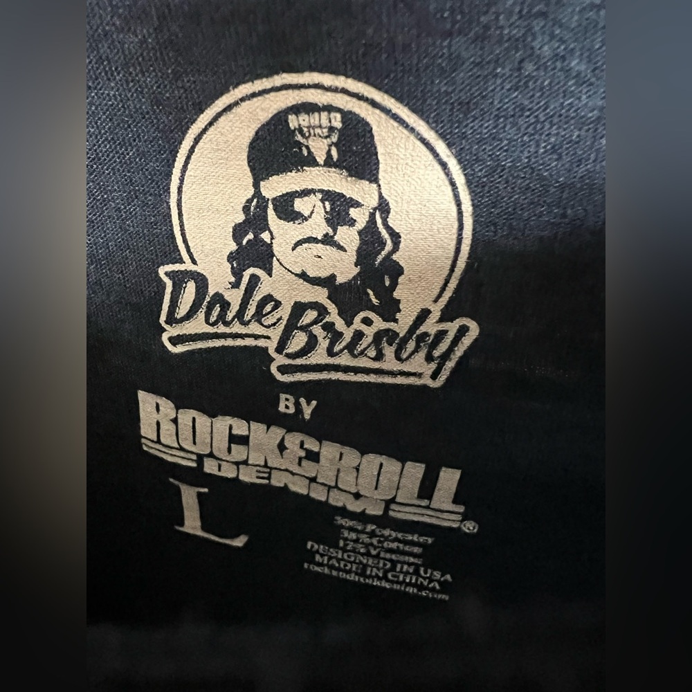 Rodeo Time- Dale Brisby- Large, Women’s Blue Shirt - Picture 4 of 5